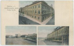 Praha Kasárna zeměbranského pluku c.k. 8 nakl. Zuna 1911