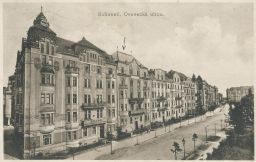 Praha Bubeneč Ovenecká ulice měšťanské domy