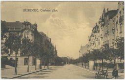 Praha Bubeneč Čechova ulice 1912