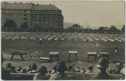 Praha Dejvice Sokol sokolské cvičení 1925