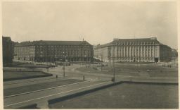 Praha Dejvice Vítězné náměstí a "Kulaťák" Rotografie 1929