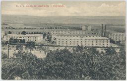 Praha Dejvice C. a k. vojenské zásobárny 1913 nakl. Havlík