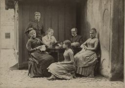 Rodina, kolem 1884, kabinetka