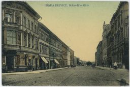 Praha Dejvice Belcrediho třída 1913
