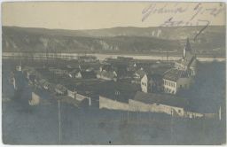 Praha Bráník panoramatický pohled kostel sv. Prokopa