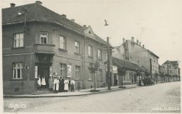 Praha Ďáblice vůz obchod zelenina cca 1941