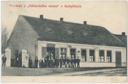 Praha Kobylisy Zahradní hostinec Dělnický dům c.k.