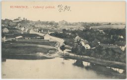Praha Kunratice celkový pohled 1913