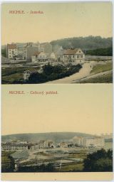 Praha Michle celkový pohled a Jezerka c.k.