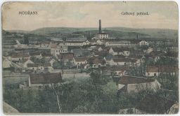 Praha Modřany celkový pohled 1917