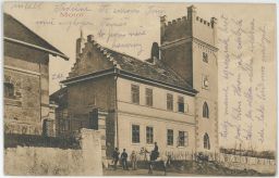 Praha Motol novogotický zámek 1915