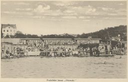 Praha Podolí plovárna koupaliště lázně Ostende Žluté lázně 1930