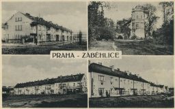 Praha Záběhlice Zahradní město reklama Staropramen protektorát