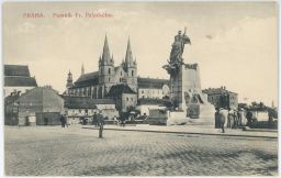 Praha Nové Město Podskalí pomník Palacký Emauzy KVKV