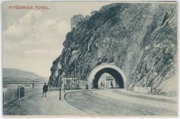 Praha Vyšehrad jižní strana tunelu nakl. Švecová posláno 1954