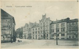 Praha Vyšehrad radnice Sokol městské jesle reklamy VKKV 1920
