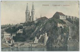 Praha Vyšehrad Podskalí tunel 1907