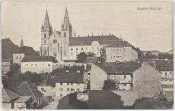 Praha Emauzský klášter Na Slovanech c.k.