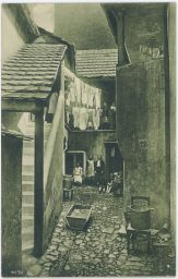 Praha Podskalí Vyšehrad dvůr U Vránů č.p. 384 30.8.1906