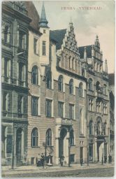 Praha Vyšehrad průčelí domů Vratislavova nakl. Zuna 1911