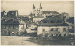 Praha Emauzy Podskalí staré domky