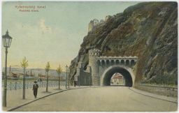 Praha Vyšehrad tunel Podolská strana 1907