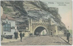 Praha Vyšehrad tunel severní strana