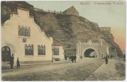 Praha Vyšehrad tunel severní strana