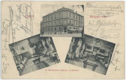 Praha Libeň restaurace "u Merkura" Fr. Maletínský