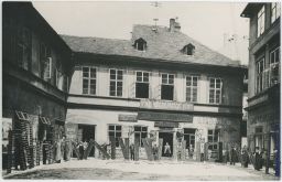 Praha Ferdinandova dvůr č.p. 961 vinárna obchody Jan Böhm 1910