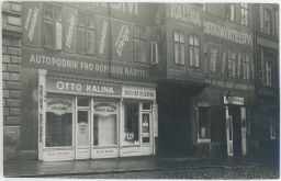 Praha Vinohrady Grégrova autodoprava špeditérství Otto Kalina
