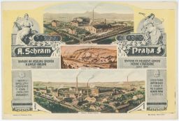 Roztoky Praha A. Schram továrna Lovosice Poštorné