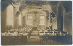 Praha jídelna neznámé konference (viz text) 1924