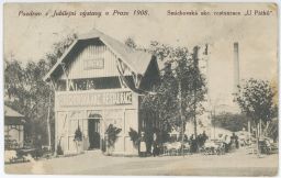 Praha Holešovice výstava 1908 Smíchovská restaurace "U Pátků" 1908