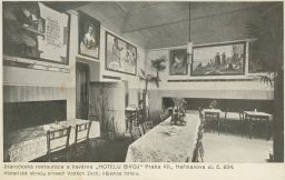 Praha Holešovice Heřmanova Staročeská restaurace hotel Bivoj Vojtěch Zach