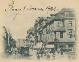 První dům postavený na Novém Městě 1901