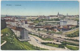Panoramatický pohled od Vyšehradu