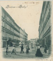 Pohled Chotkovou třídou 1904