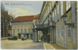 III. nádvoří Pražského hradu 1908