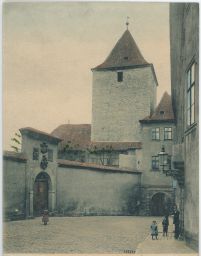 Černá věž byla postavena kolem roku 1135, Pražský hrad.