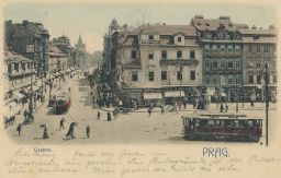 Na Příkopě od Václavského náměstí 1903