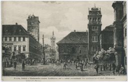 Střed Václavského náměstí 1885