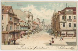 Na Příkopě kolem roku 1899