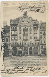 Hotel Arcivévoda Štěpán kolem 1907