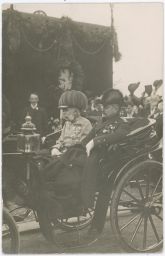 Praha most císař František Josef svěcení závěrečného kamene 1907