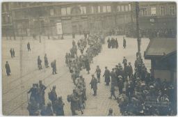 Praha vojáci Václavské náměstí Jindřišská 14.10.1918 foto Dítě