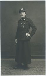 Praha průvodčí tramvaje 1917 American Photo Studio