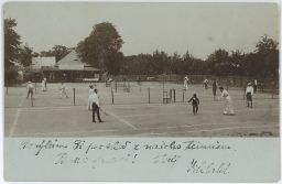Praha Vinohrady tenis tenisový kurt Loukota 1901
