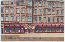 Praha Vodičkova ulice Hlávkův palác 1915
