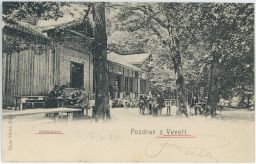Brno-Veveří restaurace 1900